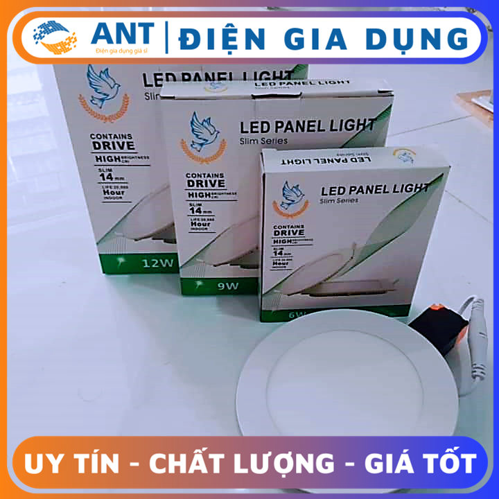 Đèn led âm trần tròn siêu mỏng 6w 9w 12w