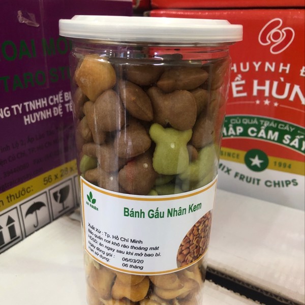 Bánh gấu nhân kem mix 3 vị