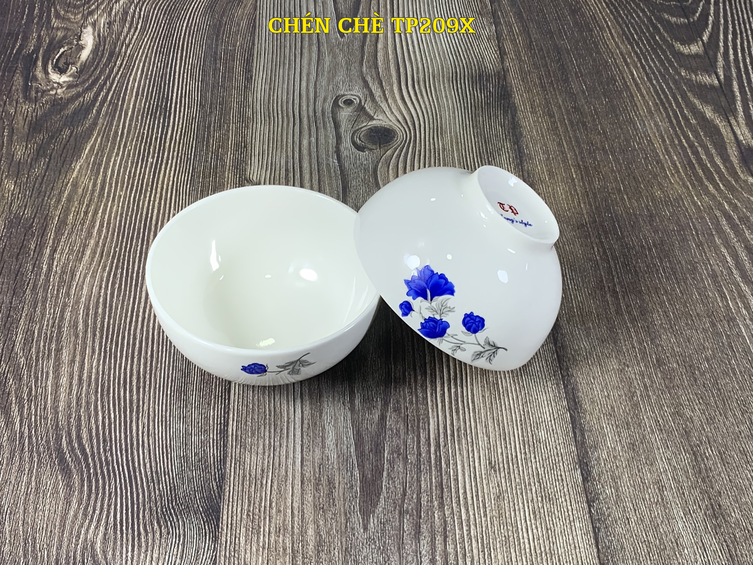 CHÉN MẮM, CHÉN CHÈ TP 209X SỨ BÁT BẢO CAO CẤP, sINCE_1977