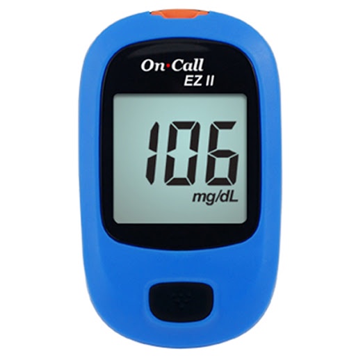 ACON on call EZ II blood glucose meter (lifetime warranty) (25 test strips)