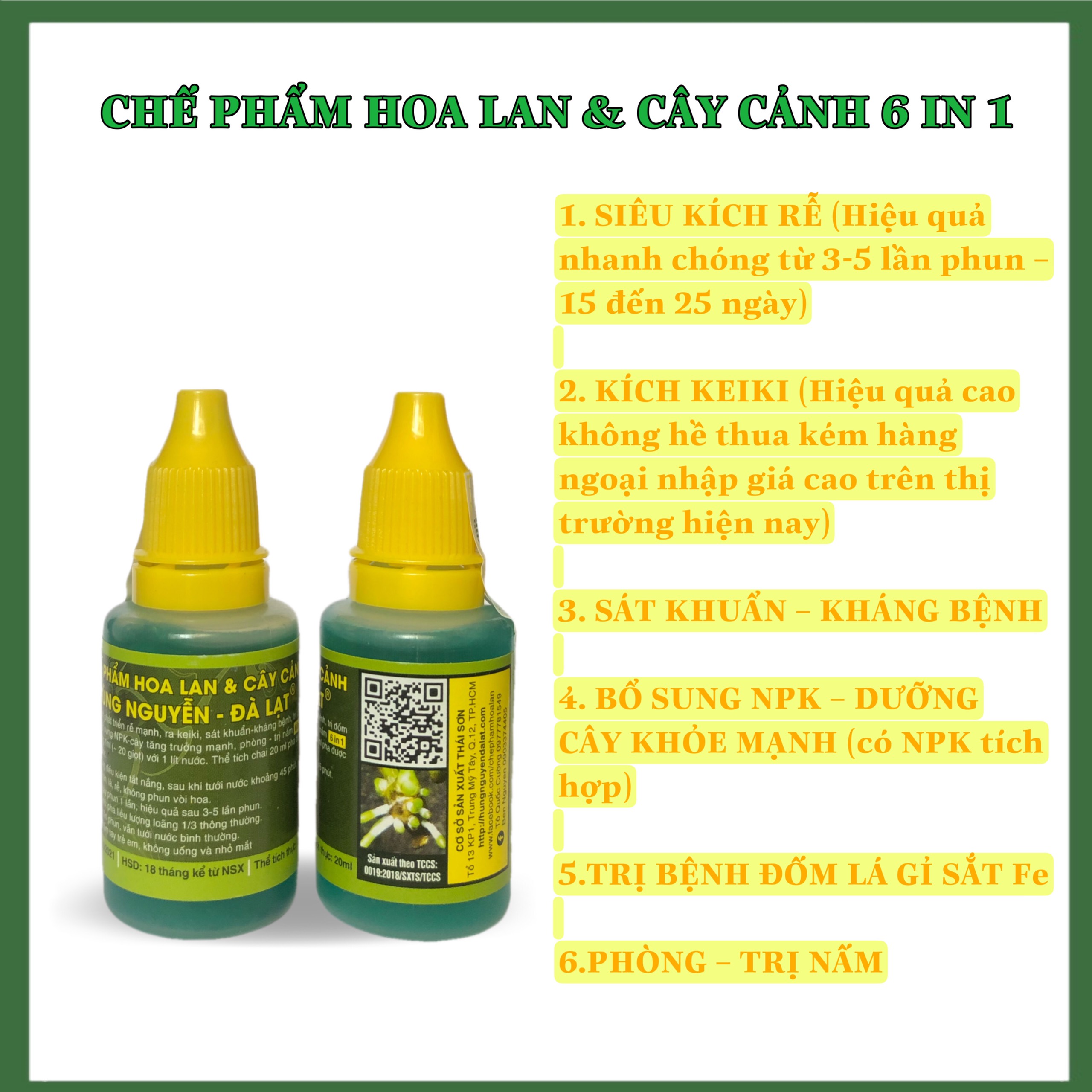 Chế phẩm Hùng Nguyễn 6 trong 1