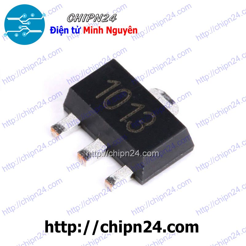 [5 con] (KX) Transistor Dán A1013 SOT-89 PNP 1A 160V (SMD Dán) (1013)