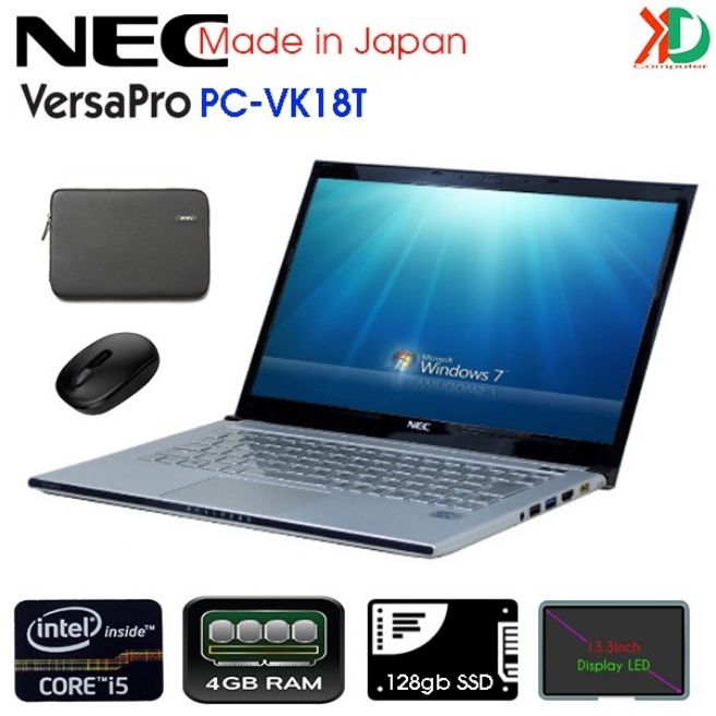 Laptop siêu mỏng siêu nhẹ Nhật Bản NEC VersaPro PC-VK18T Core i5