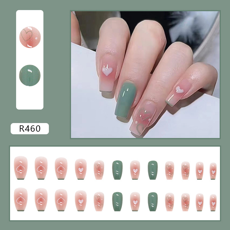 Set 24 móng tay giả làm nail AKa Store [R401-500]