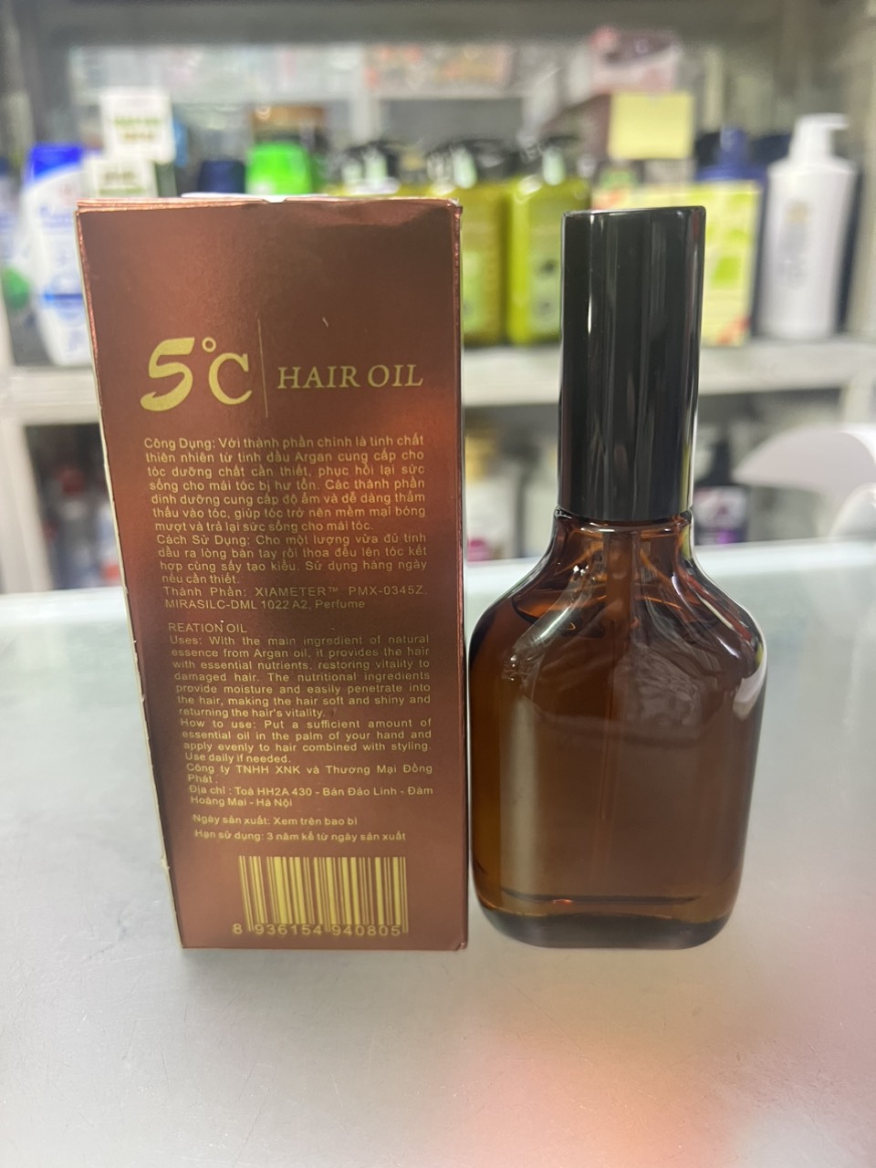 Tinh dầu dưỡng tóc collagen 5C 60ml