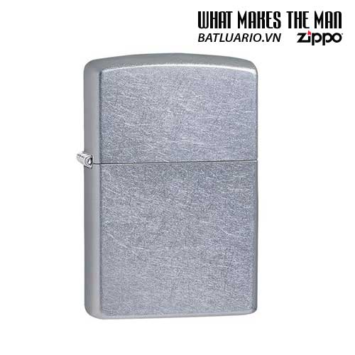 Bật lửa zippo 207 - Bật lửa zippo STREET Crôm