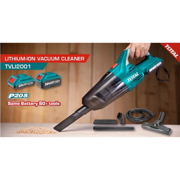 . máy hút bụi dùng pin 20v total tvli2001 hút bụi total dùng pin máy hút bụi ingco dca