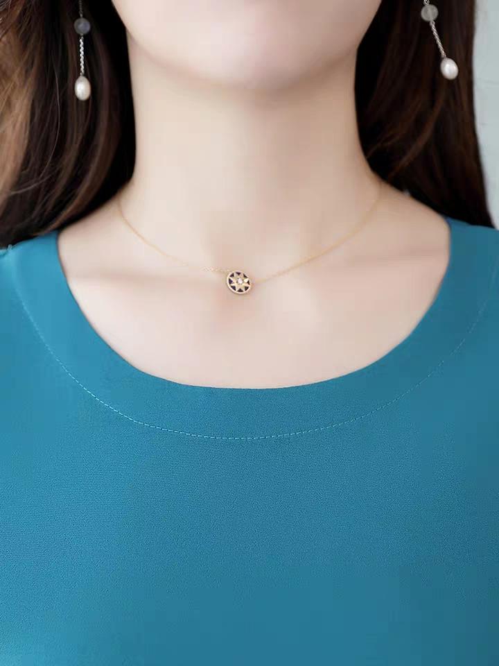 [HCM]ĐẦM VOAN LỤA PHỐI NÚT EO ĐẸP TINH TẾ SANG CHẢNH MS 213