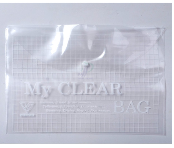 [HCM]Bìa nút F4 My Clear trắng (1 bìa)