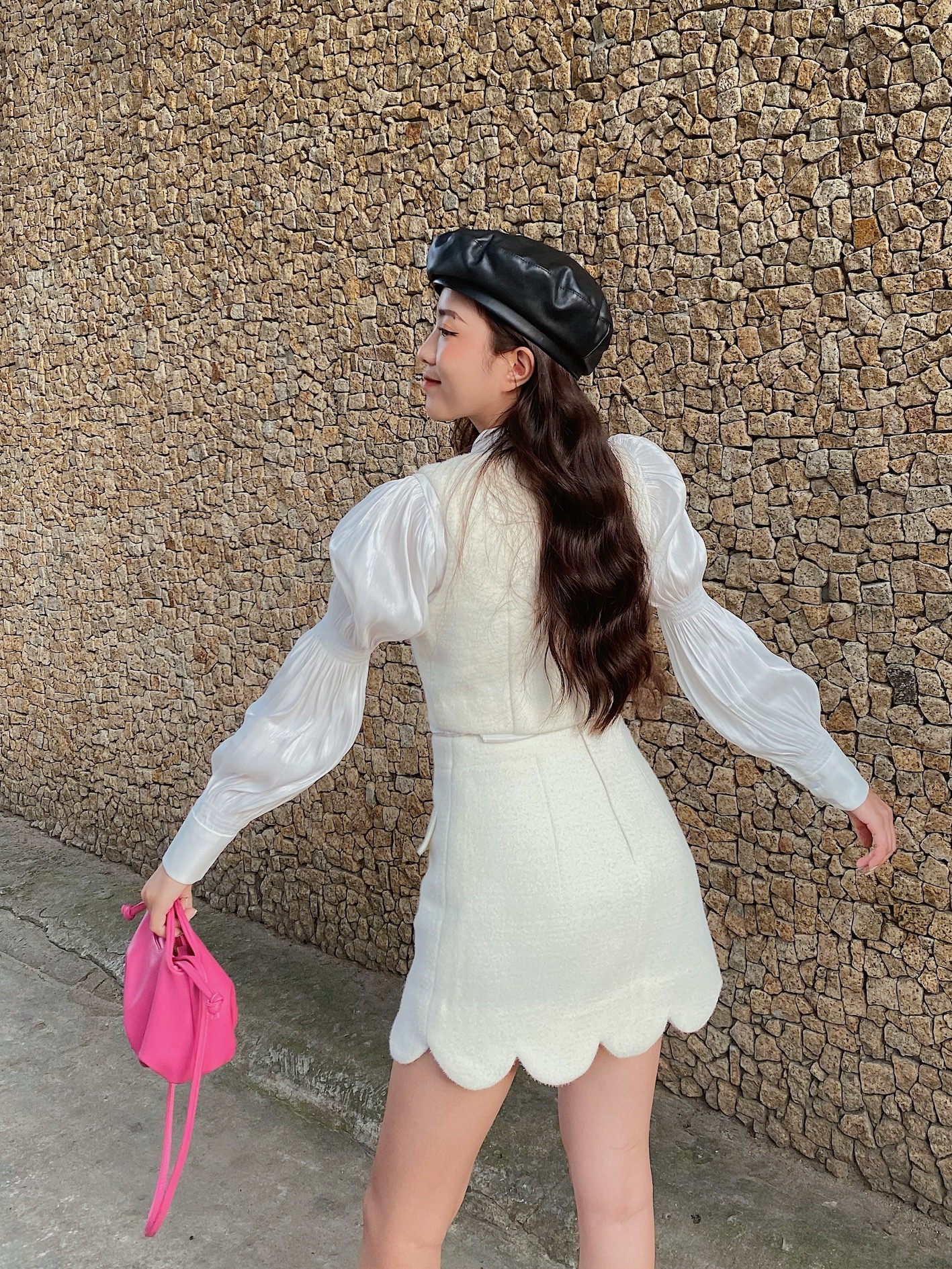 ✿ Somee studio ✿  Maika skirt ✿ Chân váy dạ lông thỏ