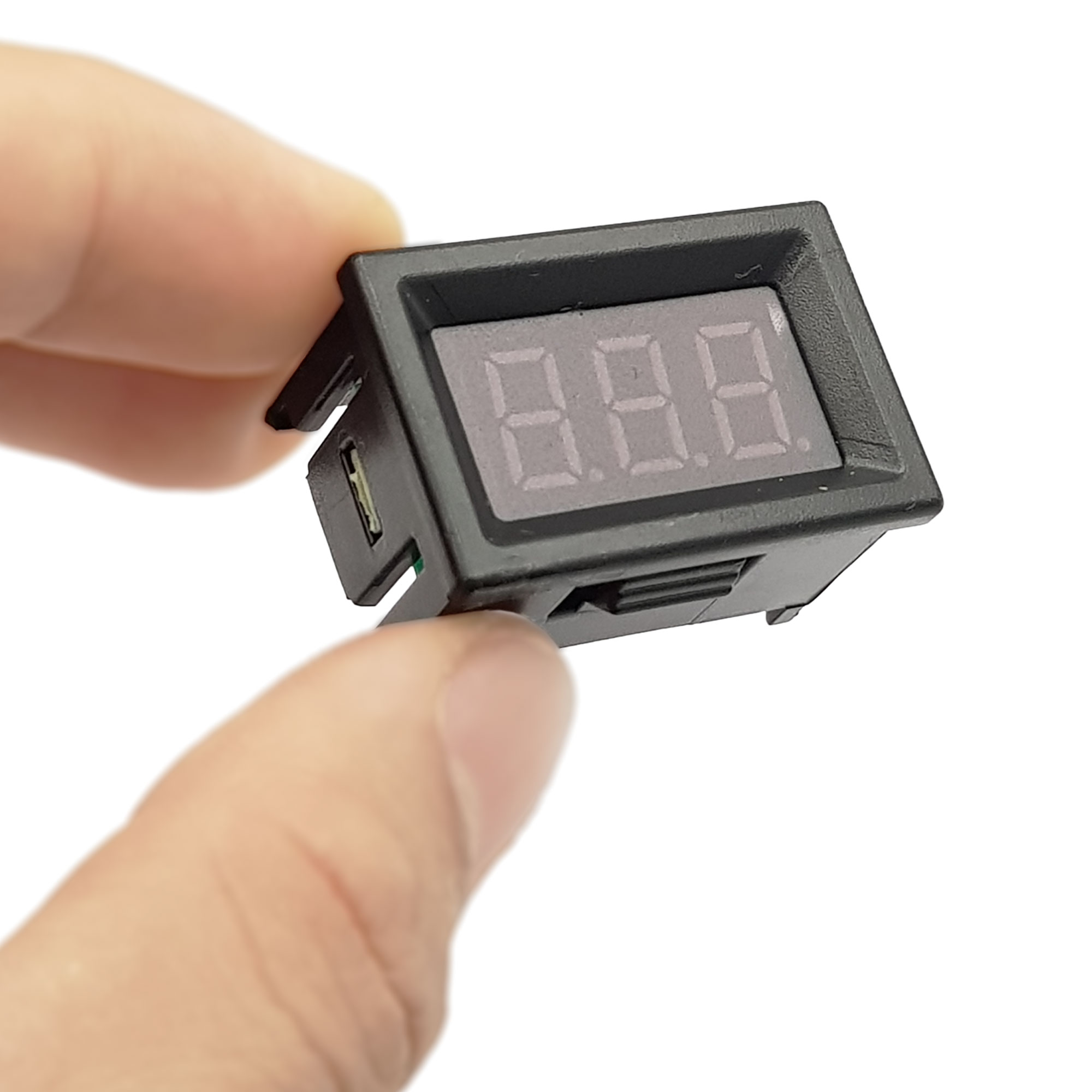 Đồng hồ đo điện áp 3 dây 100VDC Xanh Lá