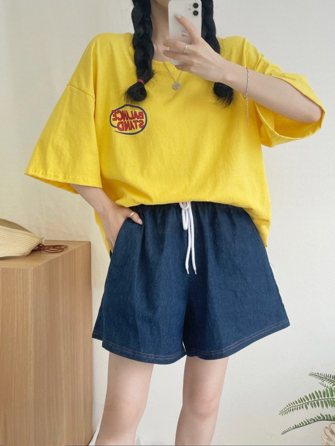 [ogniM Seoul] Quần short dáng chữ A phong cách Hàn Quốc (Made in Korea)