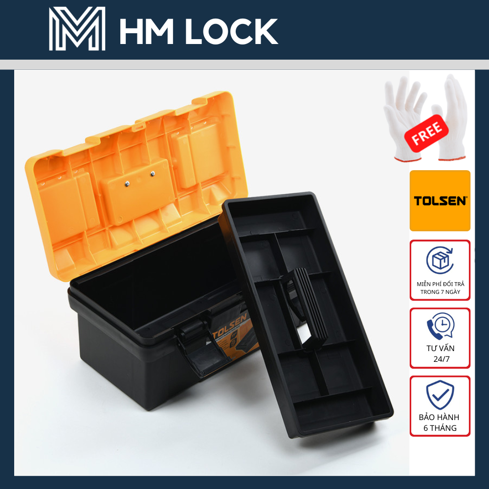 THÙNG ĐỒ NGHỀ LỚN TOLSEN 80201 - HÀNG CHÍNH HÃNG - HM LOCK