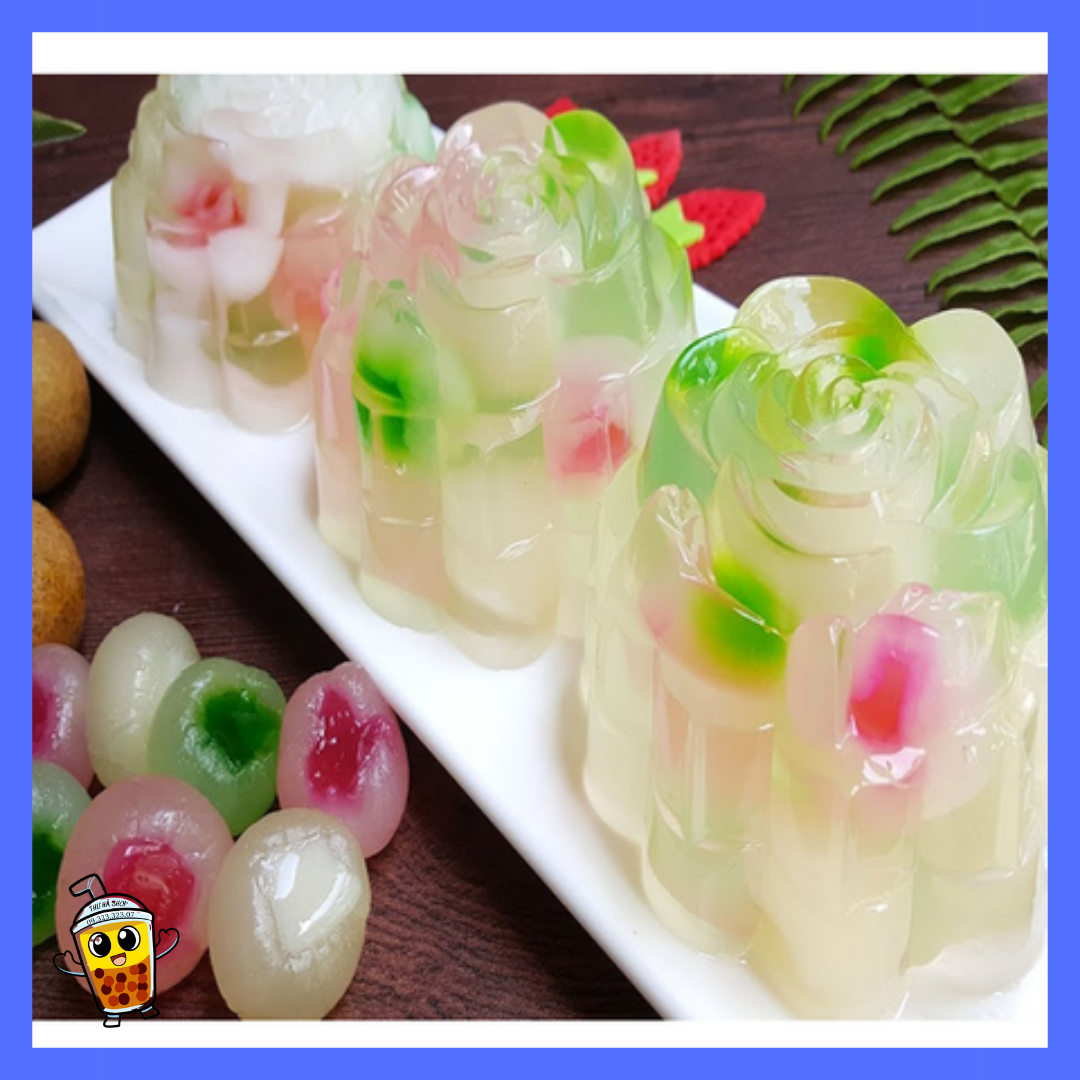 1 GÓI BỘT RAU CÂU CON CÁ DẺO HIỆP LONG