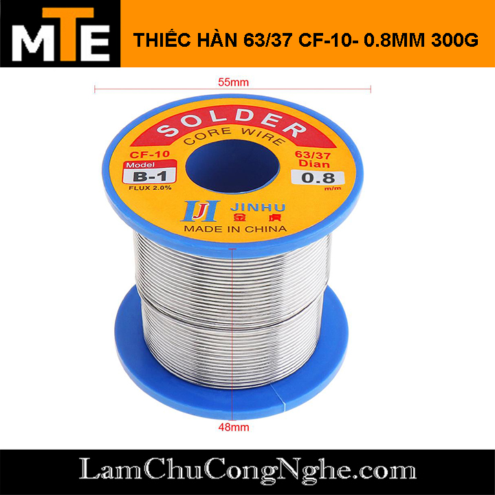 Thiếc hàn 63% CF-10 Dây 0.8mm Flux 2%