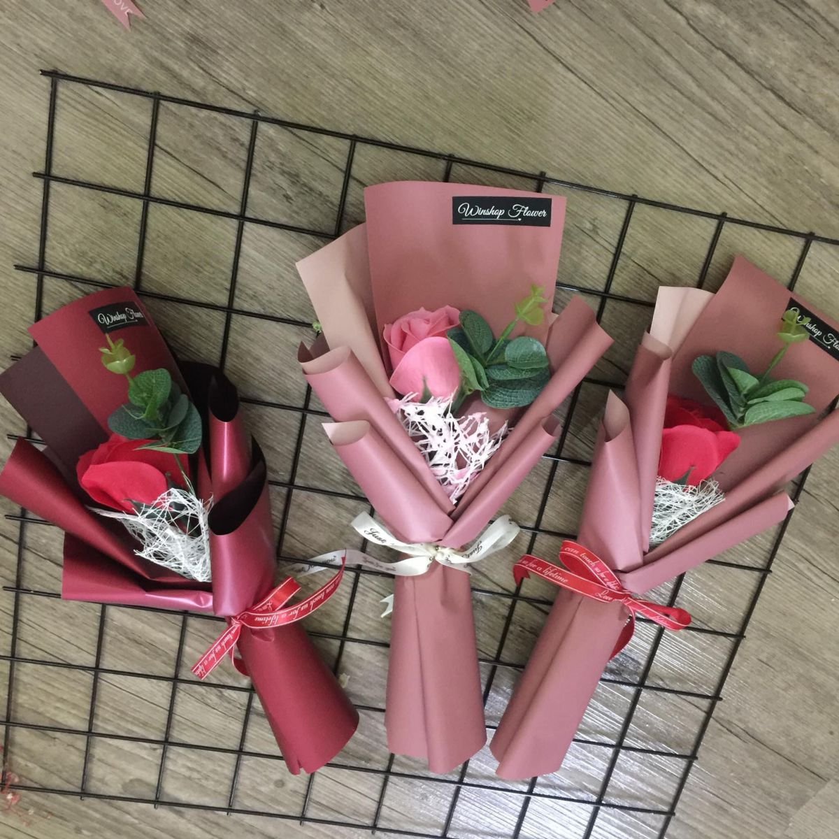 [HCM]Bó hoa hồng sáp Miss 1 bông Hoa hồng sáp thơm cao cấp quà tặng ngày lễ kỉ niệm Hoa hồng sáp thơm quà tặng người yêu