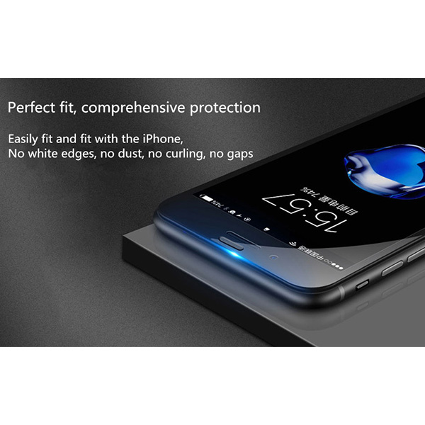 Miếng Dán Cường Lực Mipow KingBull 3D Curve Cho iPhone 7/8 - White