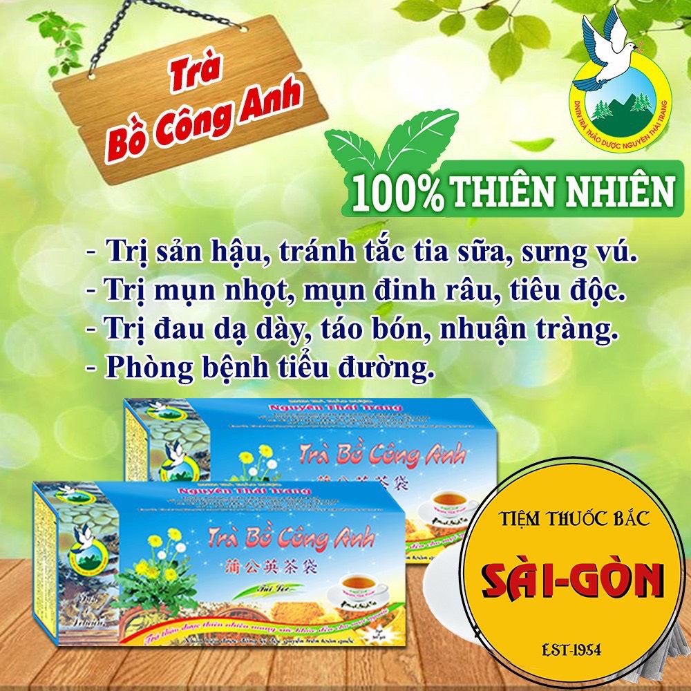 Trà bồ công anh túi lọc nguyên thái trang
