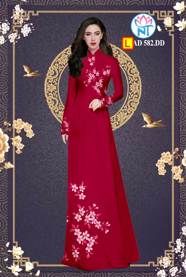 [HCM]Vải áo dài 3D - L 582