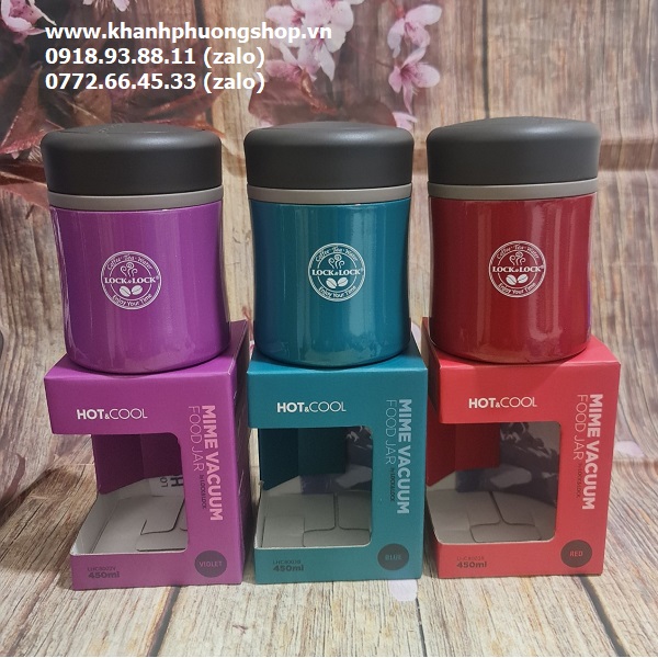 bình ủ cháo lock&lock 450ml - bình ủ cháo lock&lock