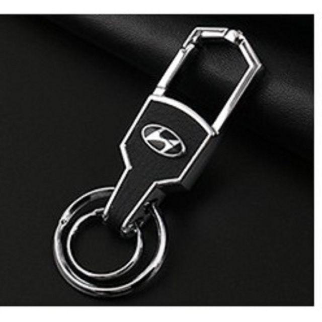 Móc khóa da cao cấp logo hãng xe ô tô Toyota - KiA - Hyundai- Mazda - Honda - Ford