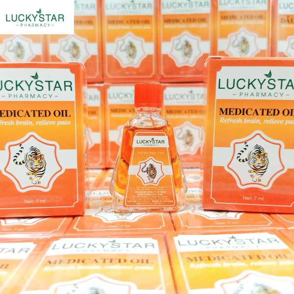 Dầu Gió Đỏ Lucky Star 7ml