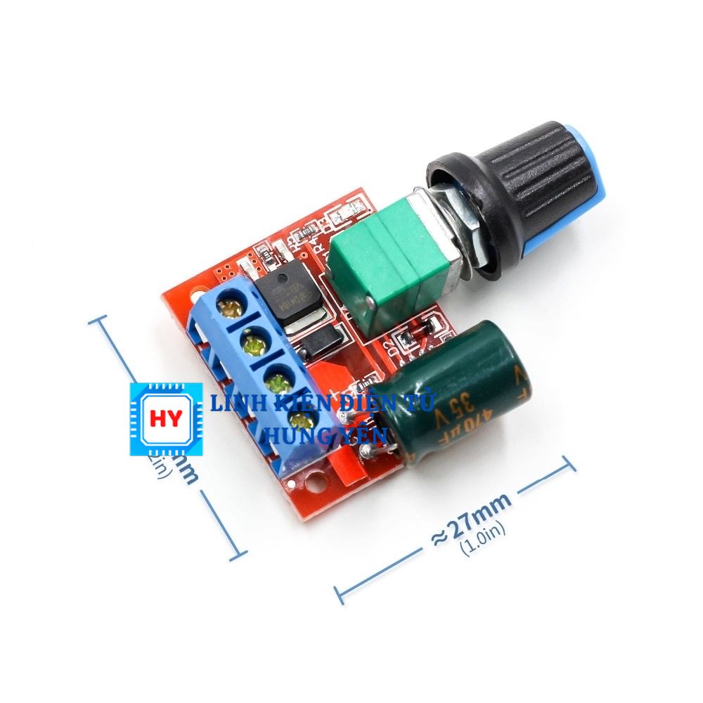 Mô Đun Điều Khiển Tốc Độ Động Cơ DC 5a 90w Pwm 5-28v