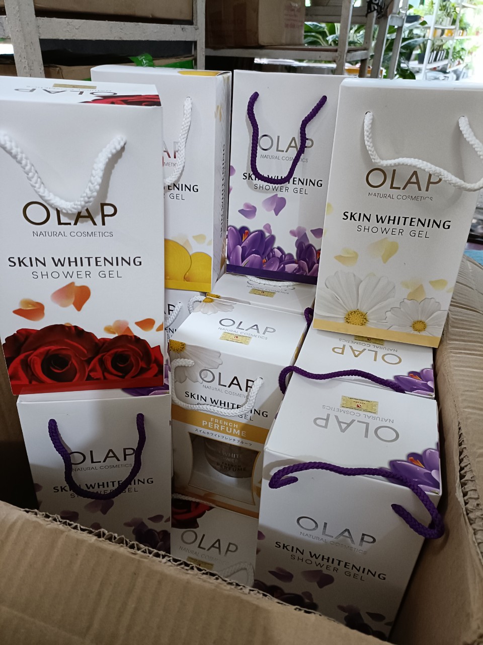 Sữa tắm OLAP SKIN WHITENING DHOWER GRL