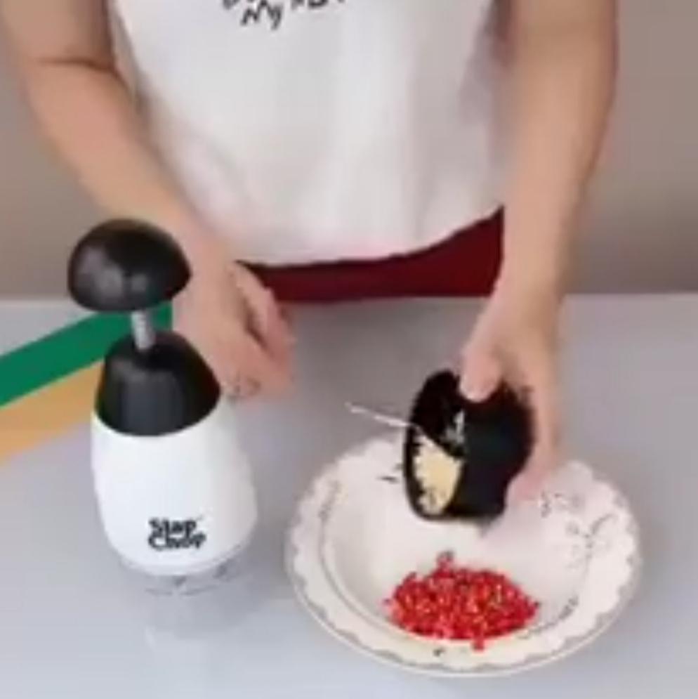 Dụng cụ dập tỏi, ớt, gừng, hành