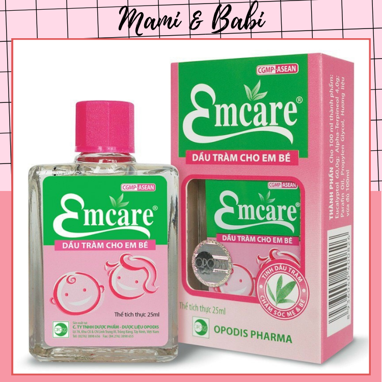 Dầu tràm cho bé Emcare 25ml