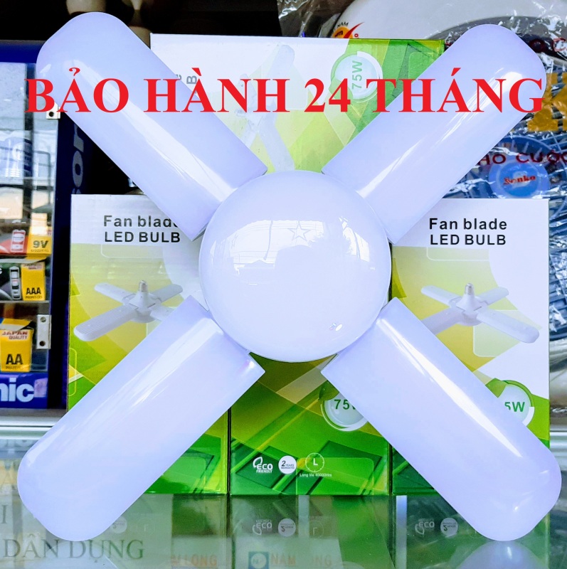 Bóng Đèn Led Hình 4 Cánh Quạt Chuẩn 75W Siêu Sáng Tiết Kiệm Điện