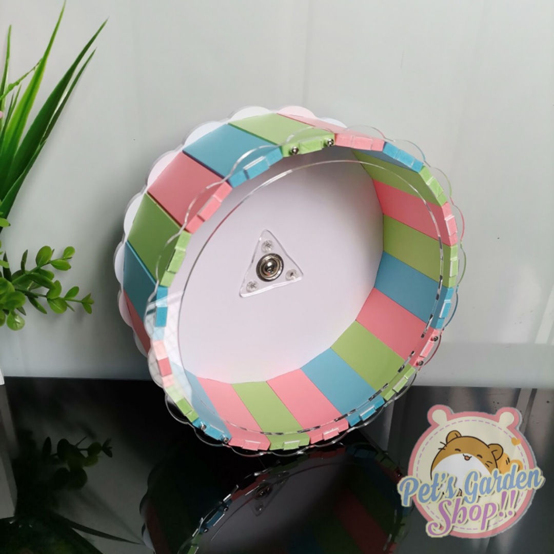 Vòng chạy (Wheel) Zoog dạng lắp ráp mẫu mới - Đồ chơi cho hamster