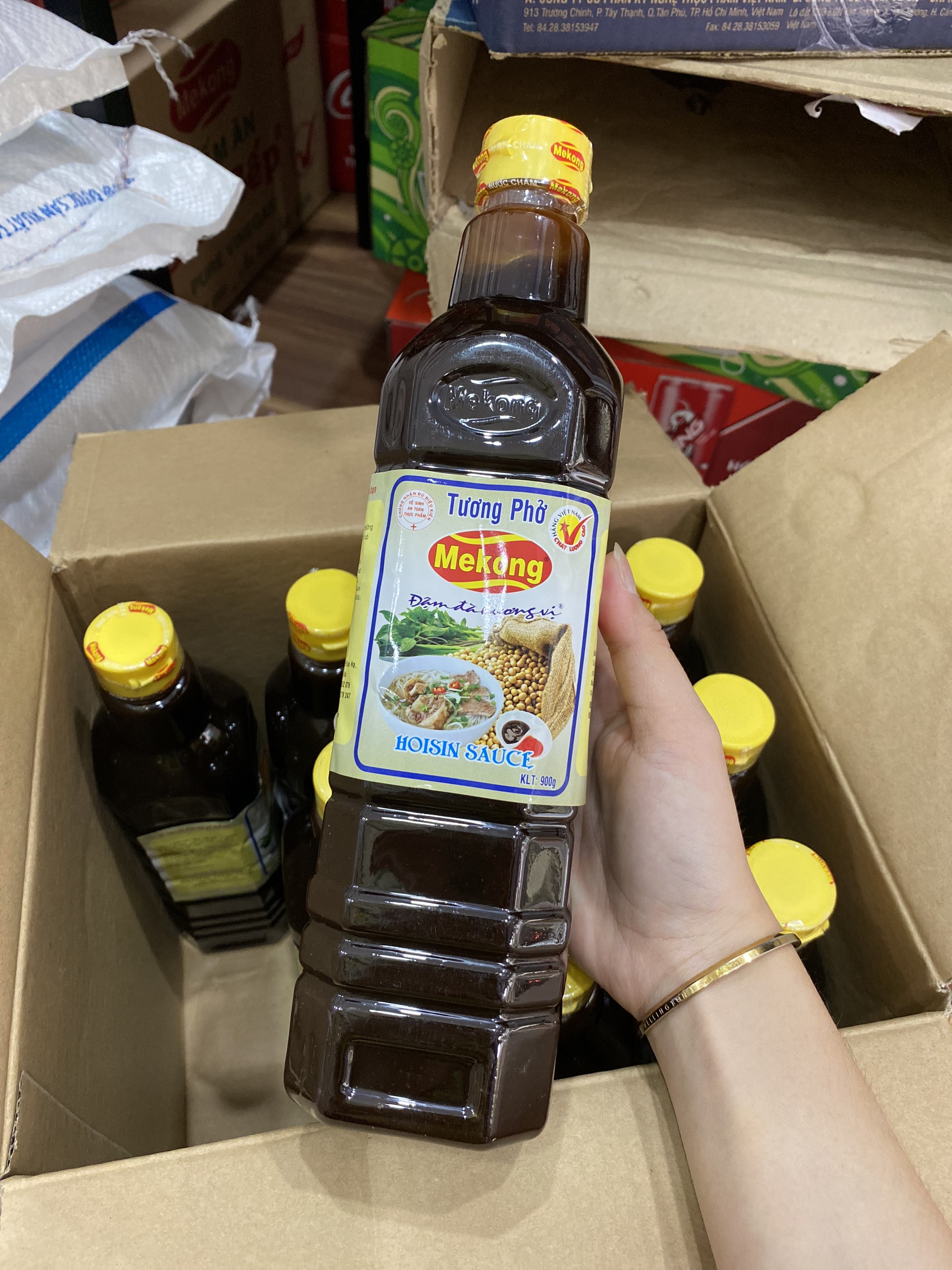 (Combo 4 Chai) Tương đen Phở Mekong Ngon900gr