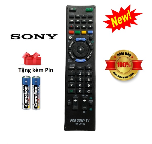 Bảng giá Remote Điều khiển tivi Sony RM-L1165 Hàng tốt, [ tăng kèm pin]