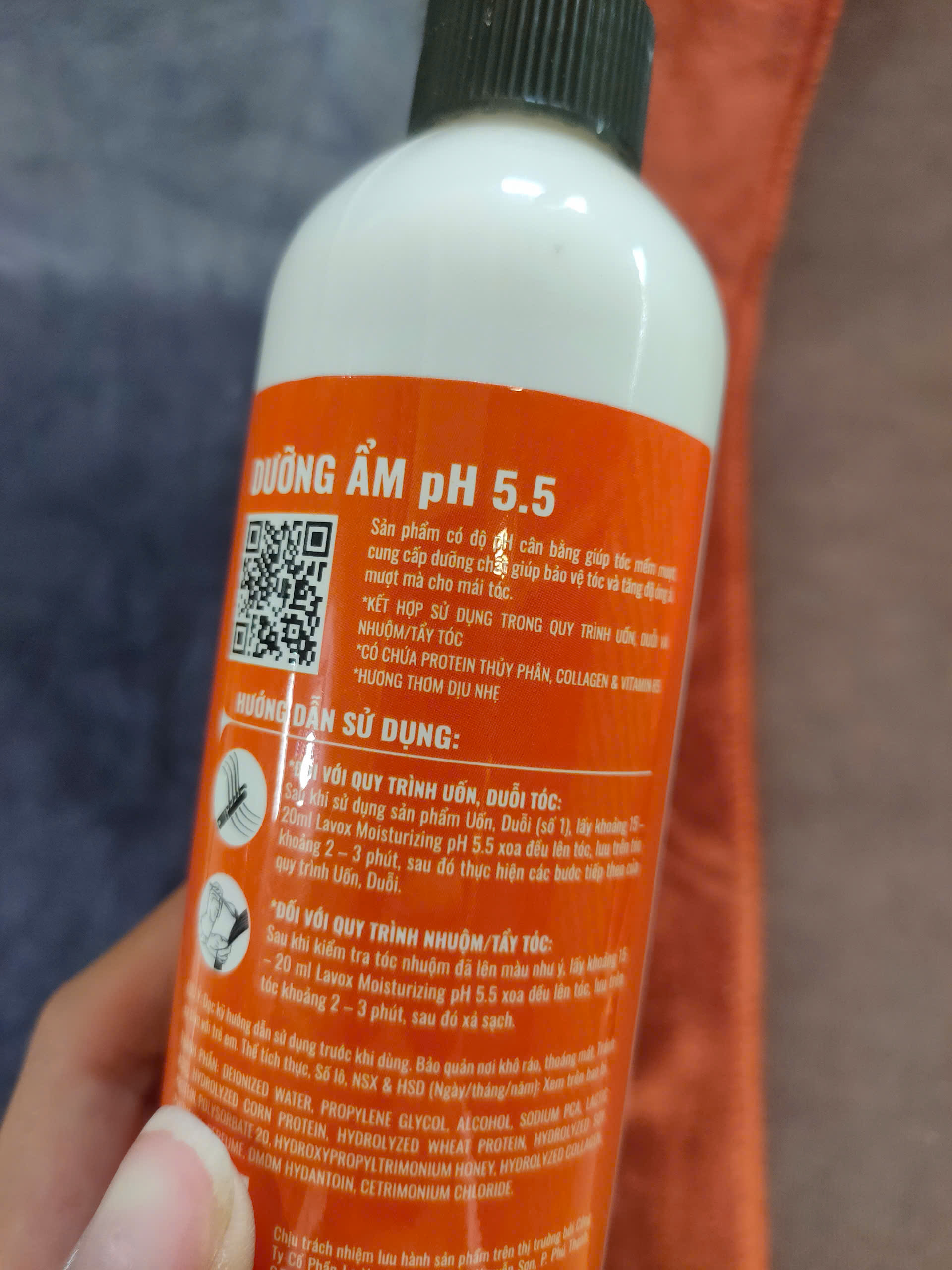 Dung dịch cân bằng pH cho tóc yếu, khô sơ