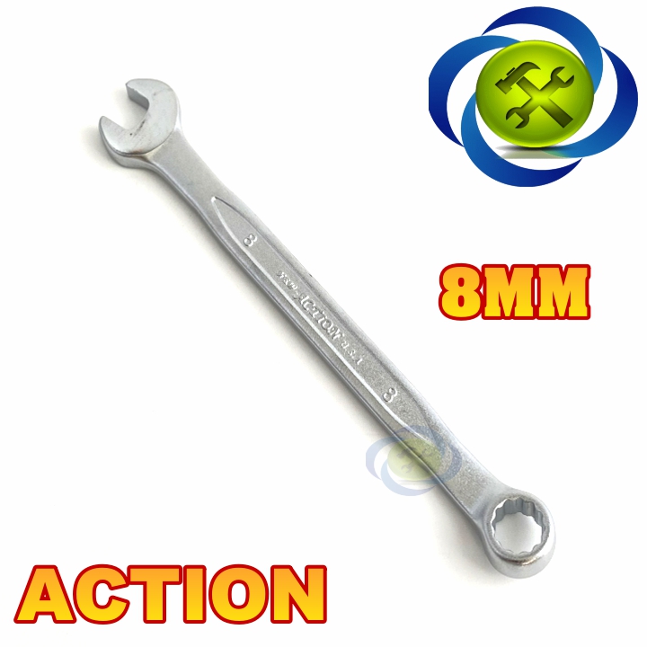 [HCM]Cờ lê vòng miệng 08mm Action xi mờ ACTION-08