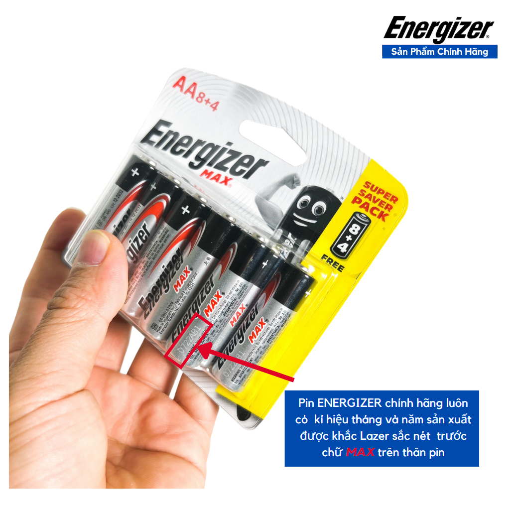 Pin AA , AAA Energizer MAX 1,5V - Hàng Chính Hãng