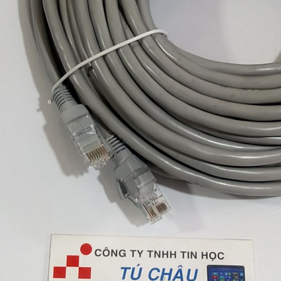 Cáp mạng cat 6: 5m / 10m / 15m / 20m / 25m / 30m - mùa xám - xám nâu
