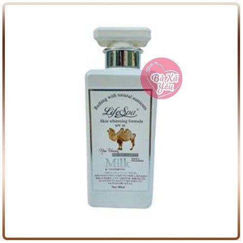 Sữa Tắm Trắng Da Milk Life Spa 580ml Con Cừu