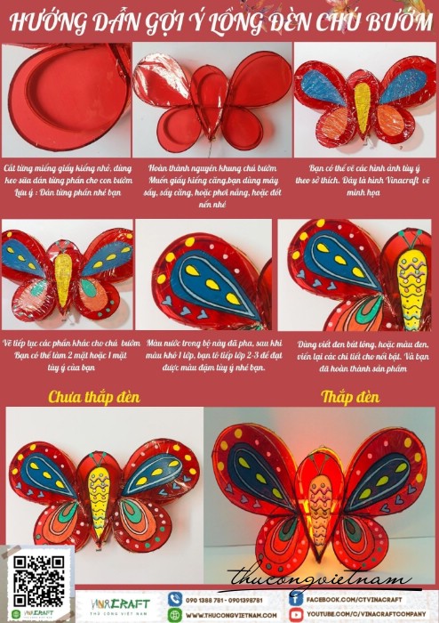 Bộ kit vẽ lồng đèn thú