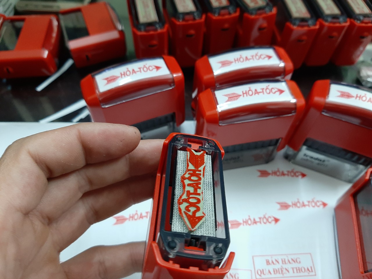 Con dấu HỎA TỐC Trodat 4911 (Loại tốt)
