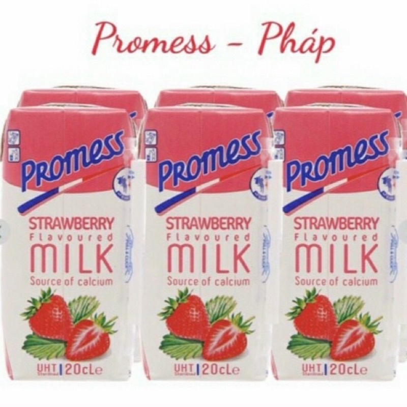 Thùng sữa tươi Promess 200ml - Pháp