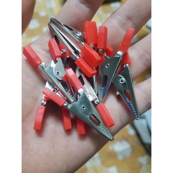 Kẹp Cá Sấu , 1 cặp( kẹp đen và kẹp đỏ) II