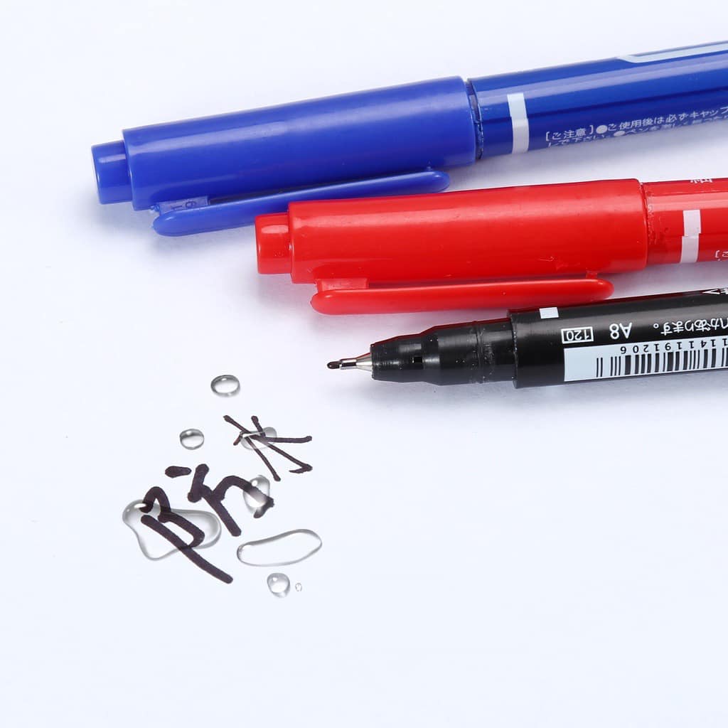 Bút Lông Dầu Kim 2 Đầu MO.120 ( Xanh, Đỏ, Đen ) - minstore1
