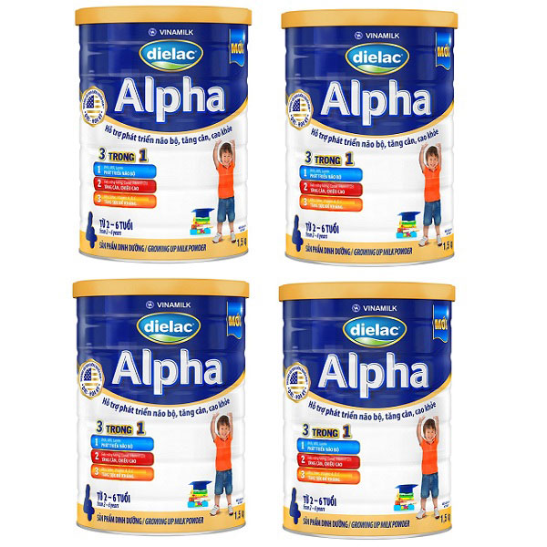 Sữa bột Vinamilk Dielac Alpha 4 1.5kg