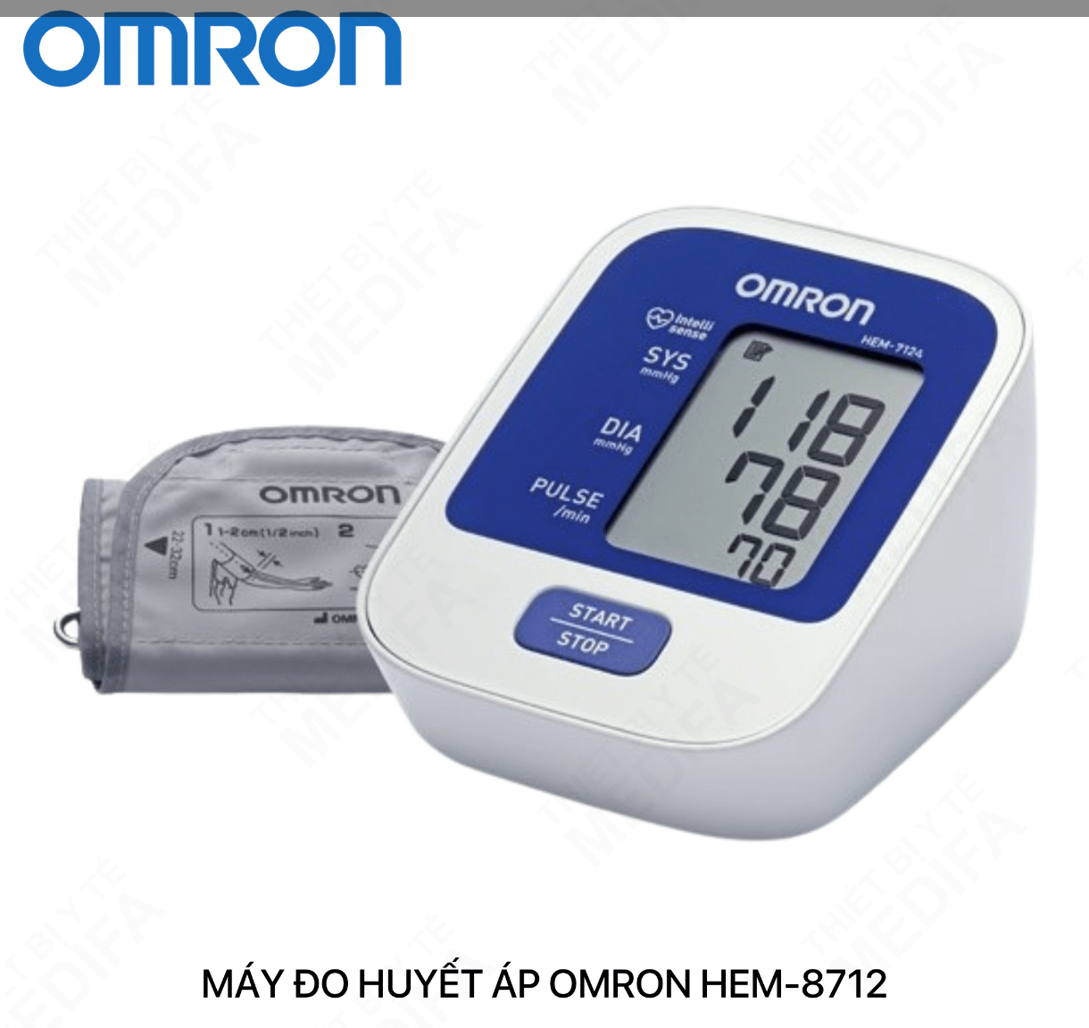 Máy đo huyết áp Omron bắp tay tự động - Omron HEM 8712 | Lazada.vn