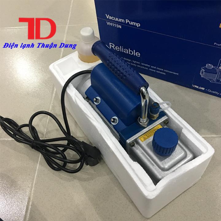 Máy hút chân không Value, 3.0 CFM, 2.0 CFM, 1.5 CFM, model VH115N, VE115N, VE125N, dùng cho máy lạnh, điều hoà, điều hoà ô tô, điện lạnh dân dụng, Điện Lạnh Thuận Dung