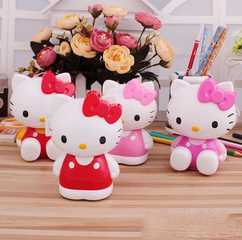 Cute Hello Kitty pencil sharpener set