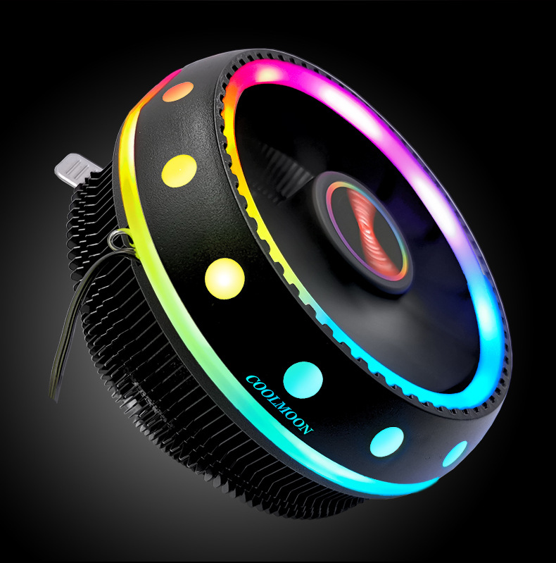 [Tặng keo Tản nhiệt] Quạt Tản nhiệt cpu Coolmon UFOX có led rgb