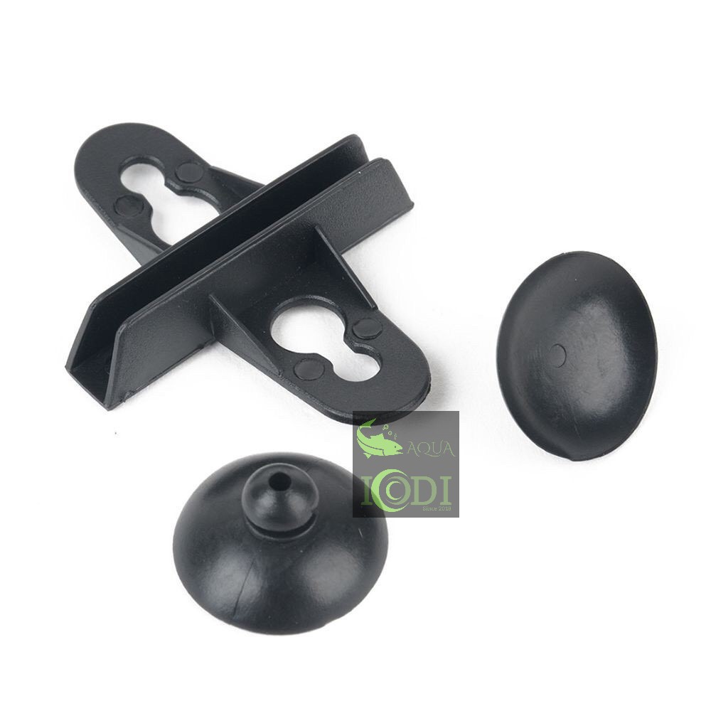 Mút kính giữ tấm ngăn bể (1 cái - màu trắng)